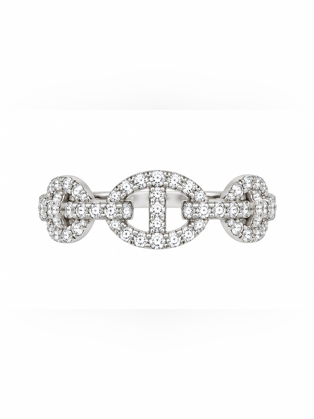 Luxury Designer Moissanite Diamond‎ 925 Sterling Silver Women's Ring size 6